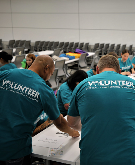 Voluteers at Sammons Financial Group